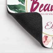 Aquarellfarbener Lied der Solomon-Schrift Mousepad (Ecke)