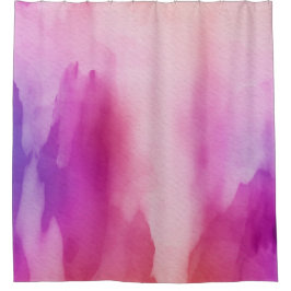 Aquarellfarbener Lila Duschvorhang