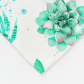 Aquarellfarbener, nahtloser Musterhintergrund mit Fleecedecke (Ecke)