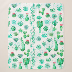 Aquarellfarbener, nahtloser Musterhintergrund mit Sherpadecke