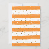 Aquarellfarbener Niedlicher Blumenfox auf Cloud Ba Einladung (Rückseite)