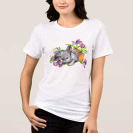 Aquarellfarbener Osterhase Kaninchen | Urlaub Tri-Blend Shirt