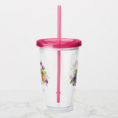 Aquarellfarbener Ostern Bunny Rabbit Personalisier Acryltrinkbecher (Rechts)