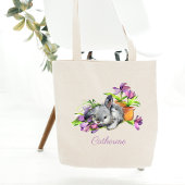 Aquarellfarbener Ostern Bunny Rabbit Personalisier Tragetasche