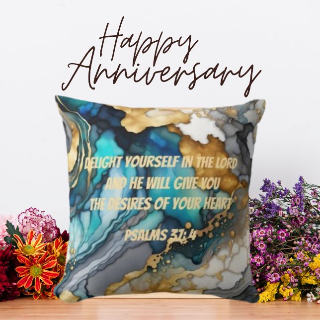 Aquarellfarbener Trend Christliche Bibelverse Kissen (Von Creator hochgeladen)