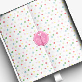 Aquarellfarbener Weihnachtskonfetti Seidenpapier