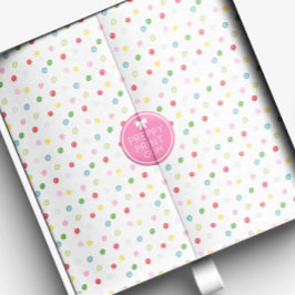 Aquarellfarbener Weihnachtskonfetti Seidenpapier