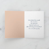 Aquarellfarbenes Beileid Karte (Innenseite)