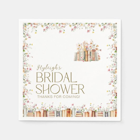 Aquarellfarbenes Blumenbuch Blumenkohl Party Serviette (Vorderseite)