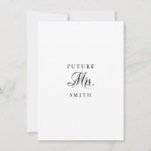 Aquarellfarbenes Blumenrosa Rose Brautparty Einladung (Rückseite)