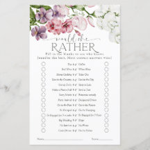 Aquarellfarbenes Brautparty