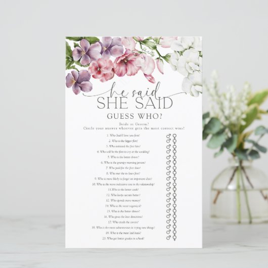 Aquarellfarbenes Brautparty (Stehend Vorderseite)