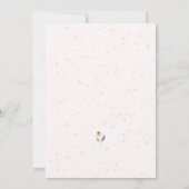 Aquarellfarbenes Brautparty Einladung (Rückseite)