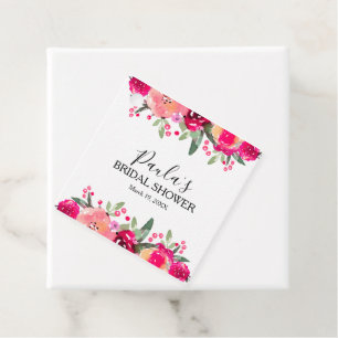 Aquarellfarbenes Brautparty Geschenkanhänger