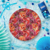 Aquarellfarbenes Brautparty Pappteller (Party)