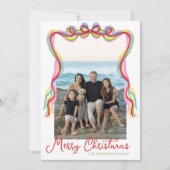 Aquarellfarbenes Confetti Weihnachten Foto (Vorderseite)