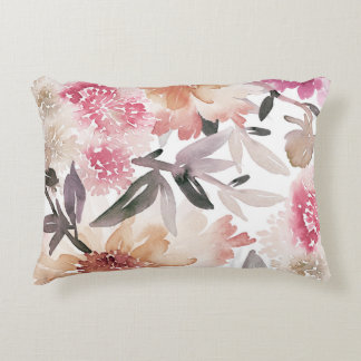 Aquarellfarbenes Hintergrundmuster, Blume, Kunst,  Dekokissen