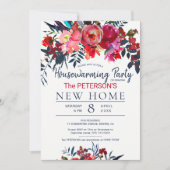 Aquarellfarbenes, lebhaftes Party Einladung (Vorderseite)