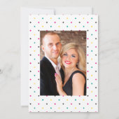 Aquarellfarbenes mexikanisches Fiesta Wedding Foto Save The Date (Rückseite)