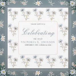 Aquarellfarbenes Muster - Lebensfeier Einladung