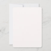 Aquarellfarbenes Niedliches Blumenwiesen Brautpart Einladung (Rückseite)