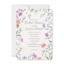 Aquarellfarbenes Niedliches Blumenwiesen Brautpart