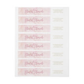 Aquarellfarbenes rosa Brautparty (Bogen)