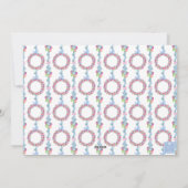 Aquarellfarbenes Weihnachtsbaumkraut Foto Feiertagskarte (Rückseite)