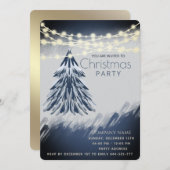 Aquarellfarbenes Weihnachtsgebäck Einladung (Vorne/Hinten)