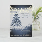 Aquarellfarbenes Weihnachtsgebäck Einladung (Stehend Vorderseite)