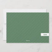 Aquarellfarbenes Weihnachtsgebäck Foto Feiertagskarte (Rückseite)