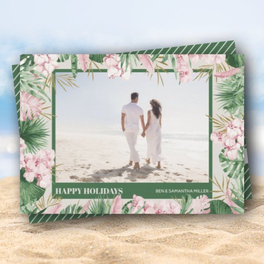 Aquarellfarbenes Weihnachtsgebäck Foto Feiertagskarte