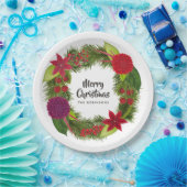 Aquarellfarbenes Weihnachtsgebäck Party Pappteller (Party)