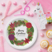 Aquarellfarbenes Weihnachtsgebäck Party Pappteller (Party)