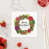 Aquarellfarbenes Weihnachtsgebäck Party Serviette (Beispiel)