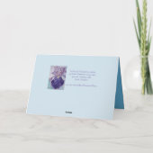 Aquarellfarbenkarte des roten Mohns Party Karte (Rückseite)