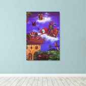 Aquarellfarbenmaler Augenblicke visionär Leinwanddruck (Insitu (Holzboden))