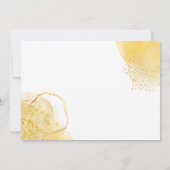 Aquarellfärbung am zweiten Geburtstag Einladung (Rückseite)