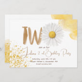 Aquarellfärbung am zweiten Geburtstag Einladung (Vorne/Hinten)