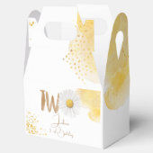 Aquarellfärbung am zweiten Geburtstag Geschenkschachtel (Geöffnet)