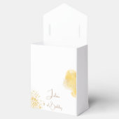 Aquarellfärbung am zweiten Geburtstag Geschenkschachtel (Geöffnet)