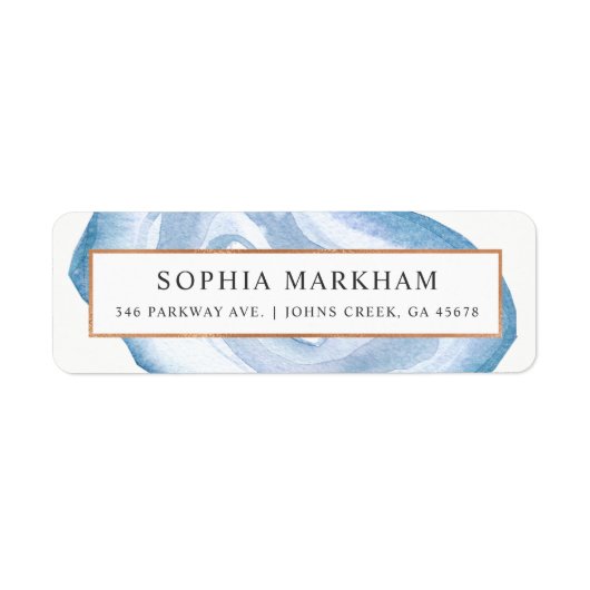 Aquarellfärbung | Blau | (Vorne)