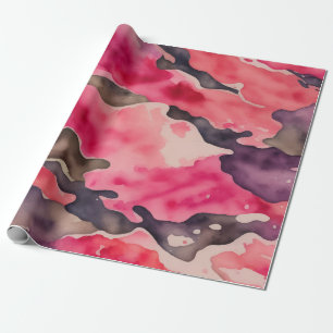 Aquarellfärbung Geschenkpapier