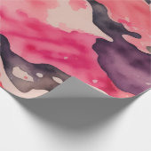 Aquarellfärbung Geschenkpapier (Ecke)