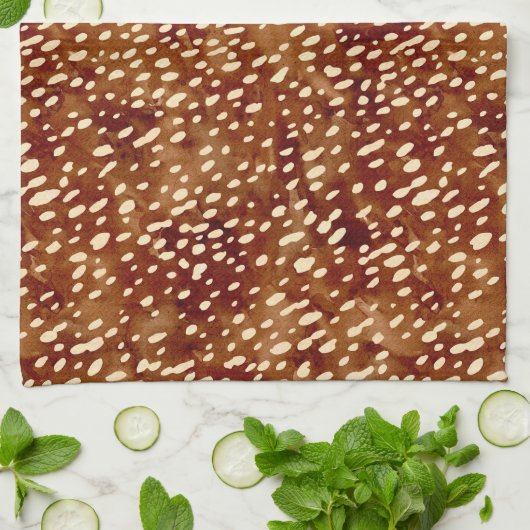 Aquarellfärbung Geschirrtuch (Gefaltet)