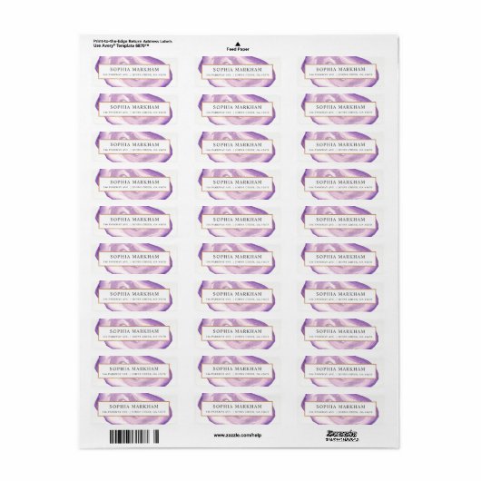 Aquarellfärbung | Lavendel | (Vorne)