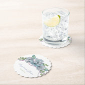 Aquarellfärbung mit Lila Band Untersetzer (Vor Ort)