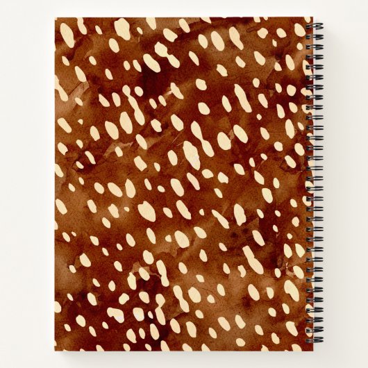 Aquarellfärbung Notizblock (Rückseite)