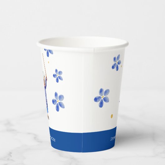 Aquarellfärbung Pappbecher (Rechts)