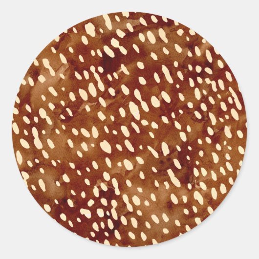 Aquarellfärbung Runder Aufkleber (Vorderseite)